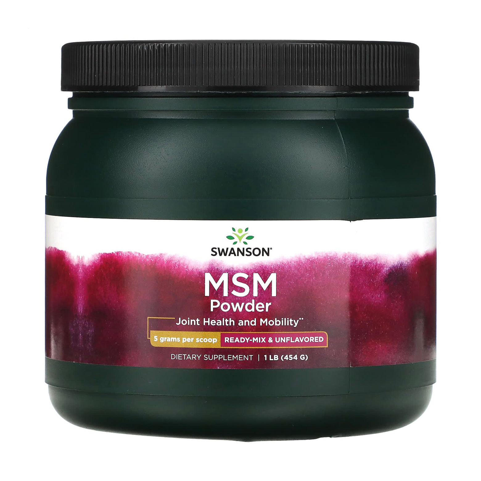 Уцінка! Метилсульфонілметан Swanson MSM Powder в порошку, 454 г